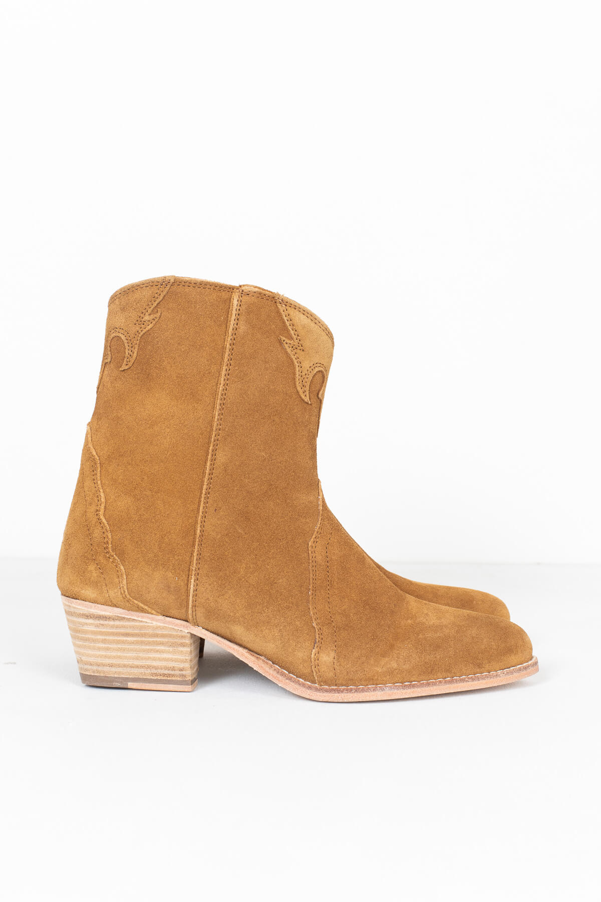 new frontier suede booties