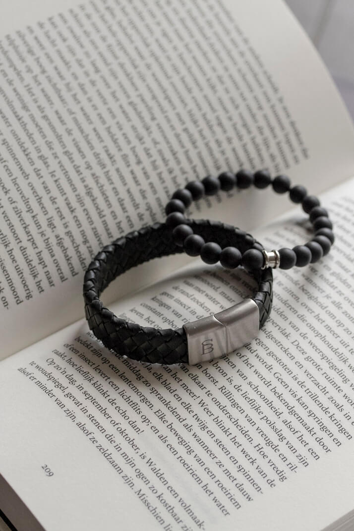 Steel & Barnett stones basic bracelet