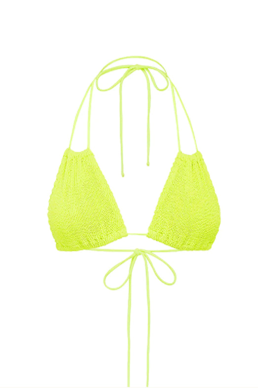 sunny lime bikini top