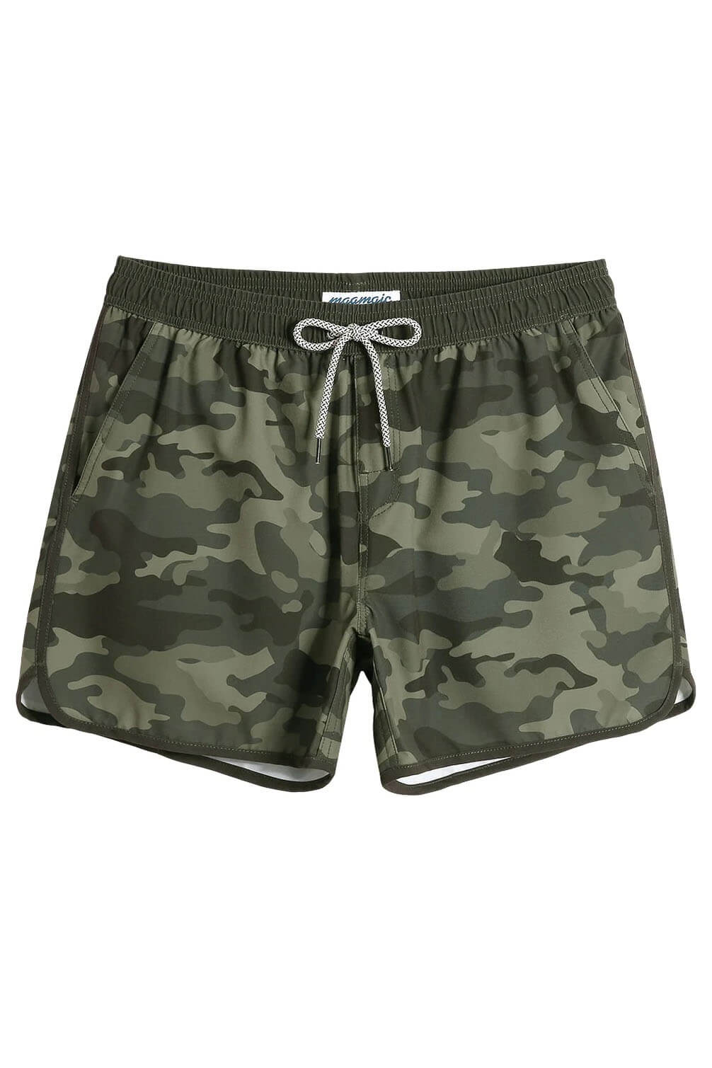 maamgic camo swim trunks for men