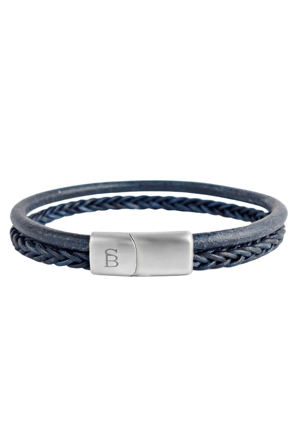 steel & barnett silver denby leather bracelet. Formal Men's leather bracelet. Steel & Barnett men’s jewelry. Steel & Barnett bracelets for men. Steel & Barnett men’s bracelets. Steel & Barnett leather bracelets. Steel & Barnett stone bracelet. Steel & Barnett Gold Luke Landon Leather Bracelet. Steel & Barnett Silver Derby Leather Bracelet. Steel & Barnett Stones Colourful Bracelet. Steel & Barnett Silver Riley Leather Bracelet. Elegant men’s jewelry. Simple men’s jewelry. Well made men’s jewelry.