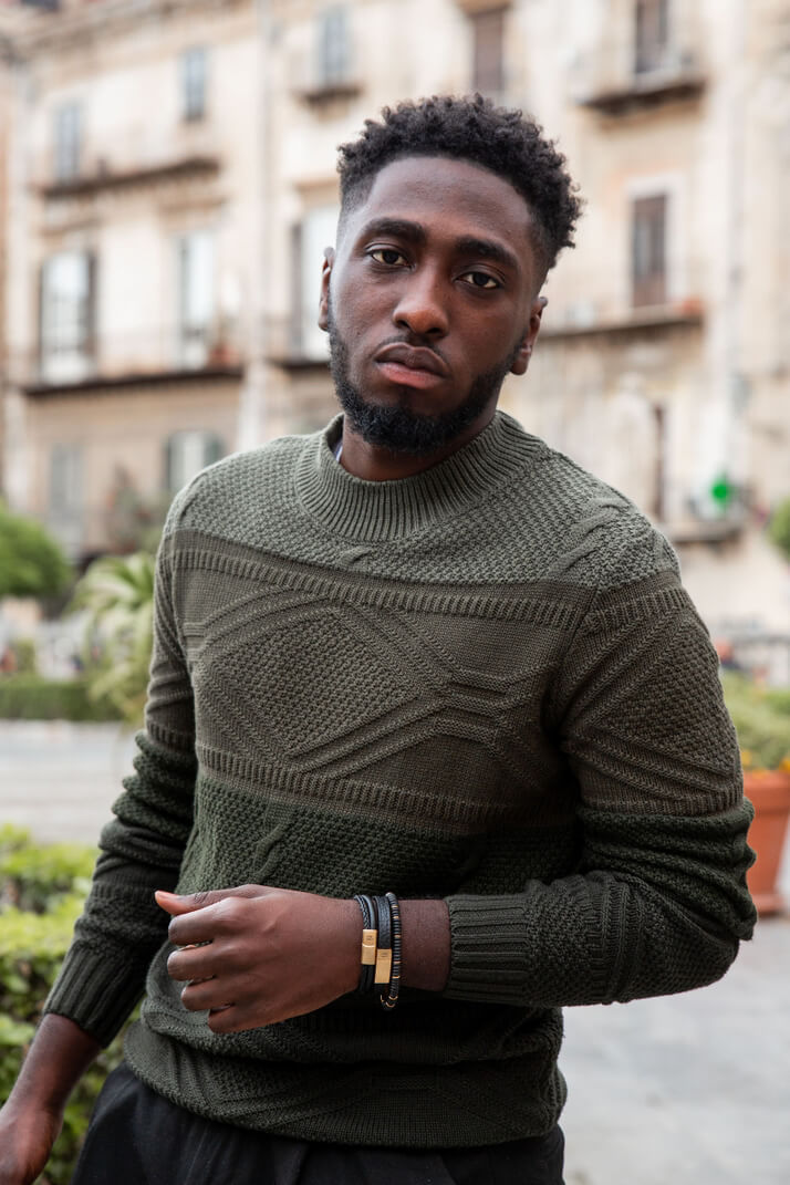 Stones Two Tone Bracelet - Kariella