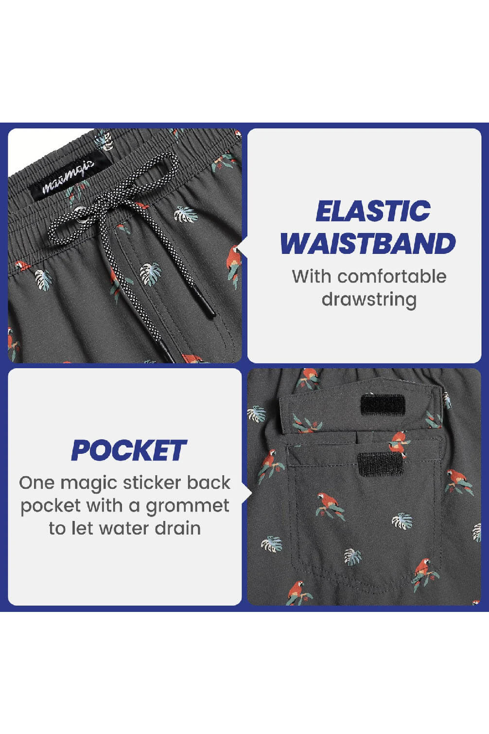 mens maamgic swim trunks. Shop popular mens swimwear brands in 2024. Channel your inner Olympian and win the gold medal with this year’s best men’s swimwear brands. Shop popular men’s swim styles from our list of top-rated men’s swim trunks. Shop classic men’s swim trunks, vintage swim trunks, bold-pattern swim trunks and comfortable swim trunks for men. Enter a swimming competition, join surfing competition, spend a day at the beach, or find the best vacation styles for men this summer.