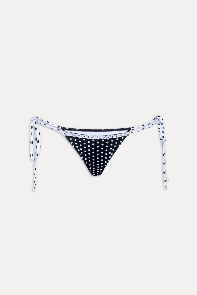 Frankies Bikinis divine bottom in classic polka dot