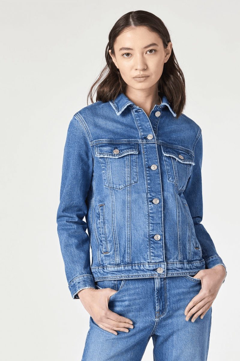 Mavi Katy Denim Jacket Dark Recycled Blue