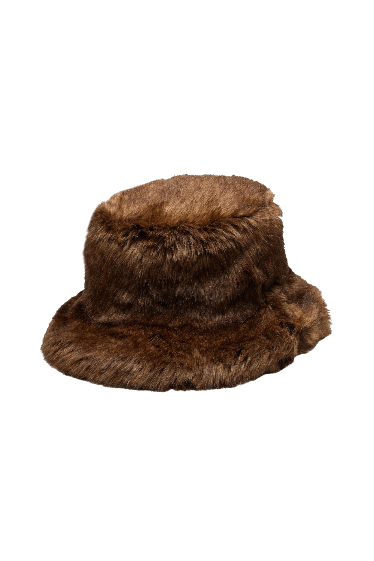 Wyeth Chewy Hat Brown Fur Bucket Hat