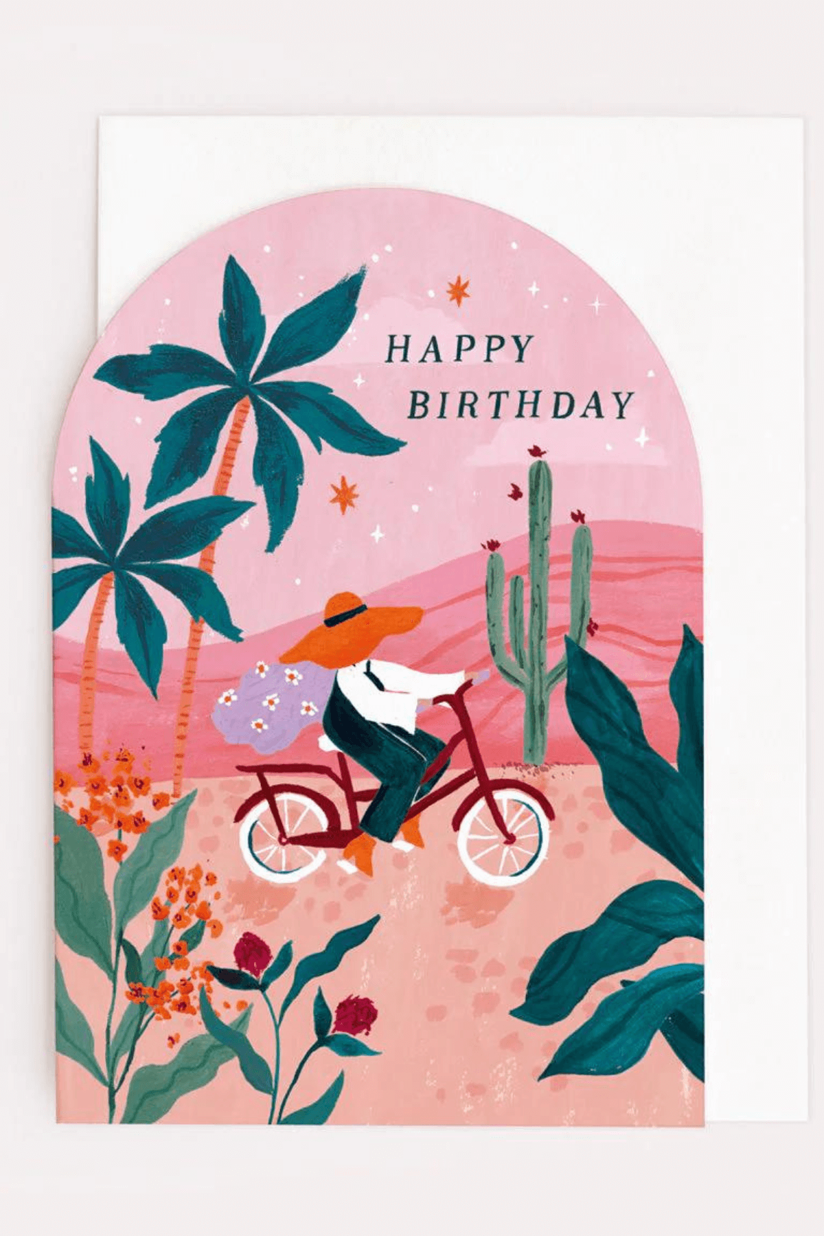 Sister Paper Co. Sunset Bike Birthday Card