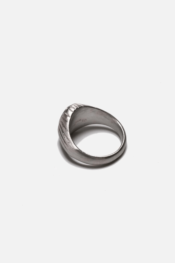 Curated Basics Oval Striped Ring