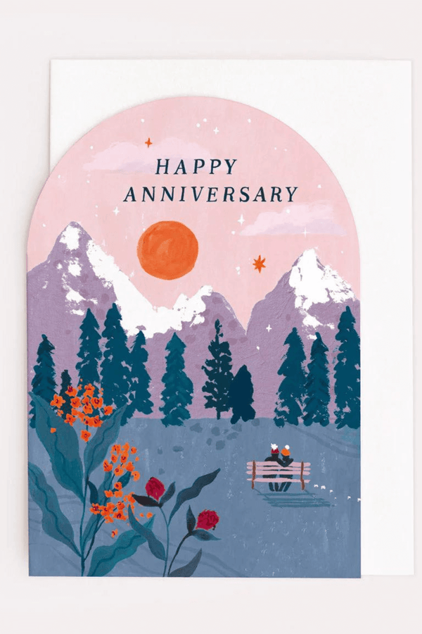 Sister Paper Co. Sunset Anniversary Card