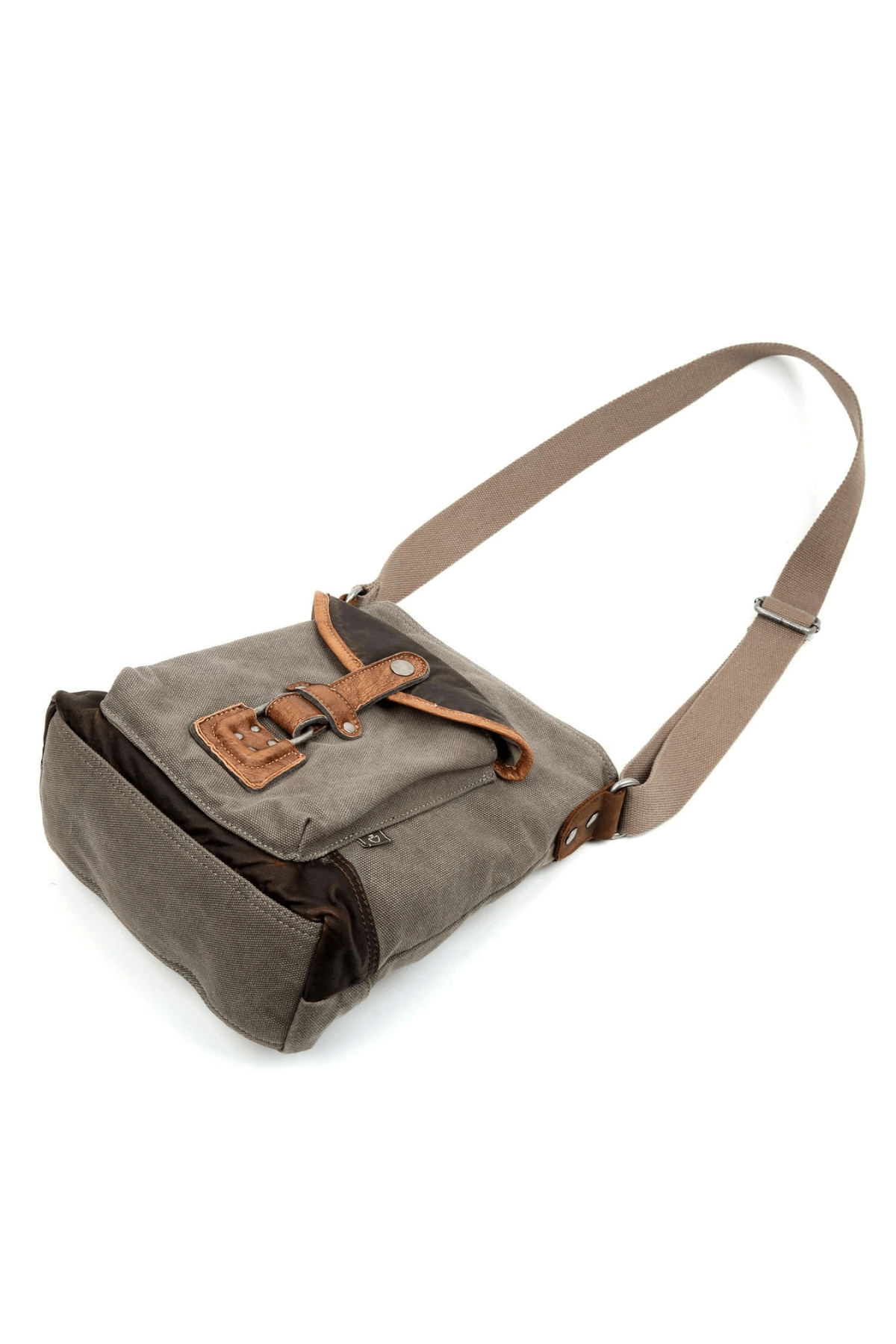 TSD Brand Unisex Tapa Crossbody Bag grey