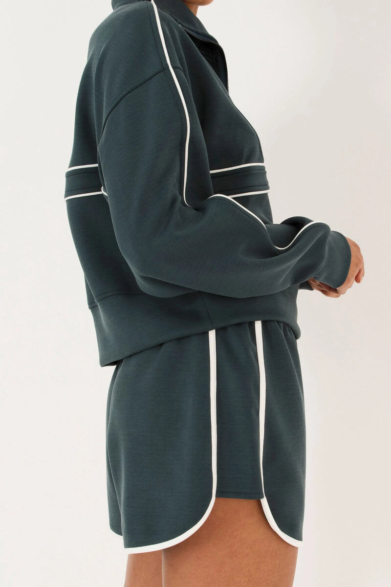 ALLFENIX Soft Luxury 1/4 Zip in forest green