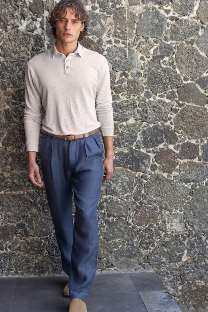 Alex Crane alta trouser in indigo