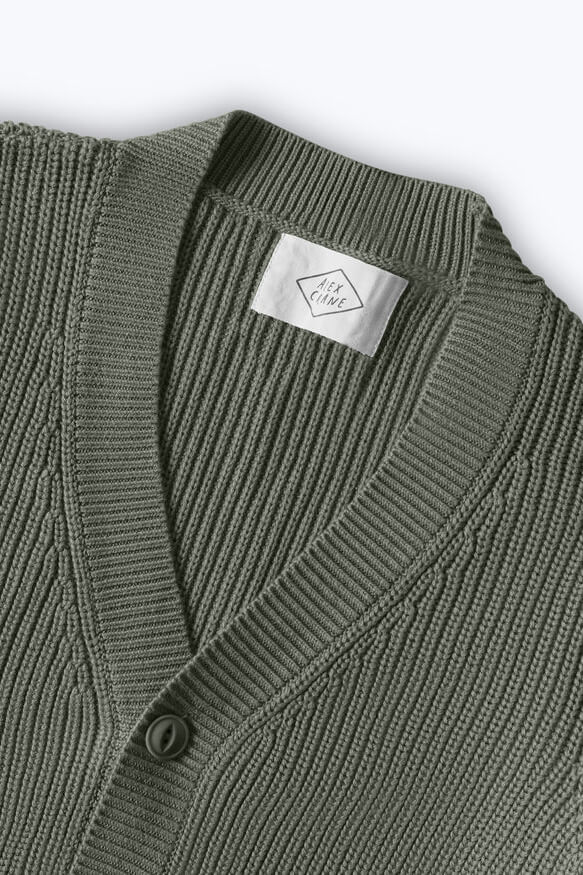Alex Crane Bay Cardigan in pine