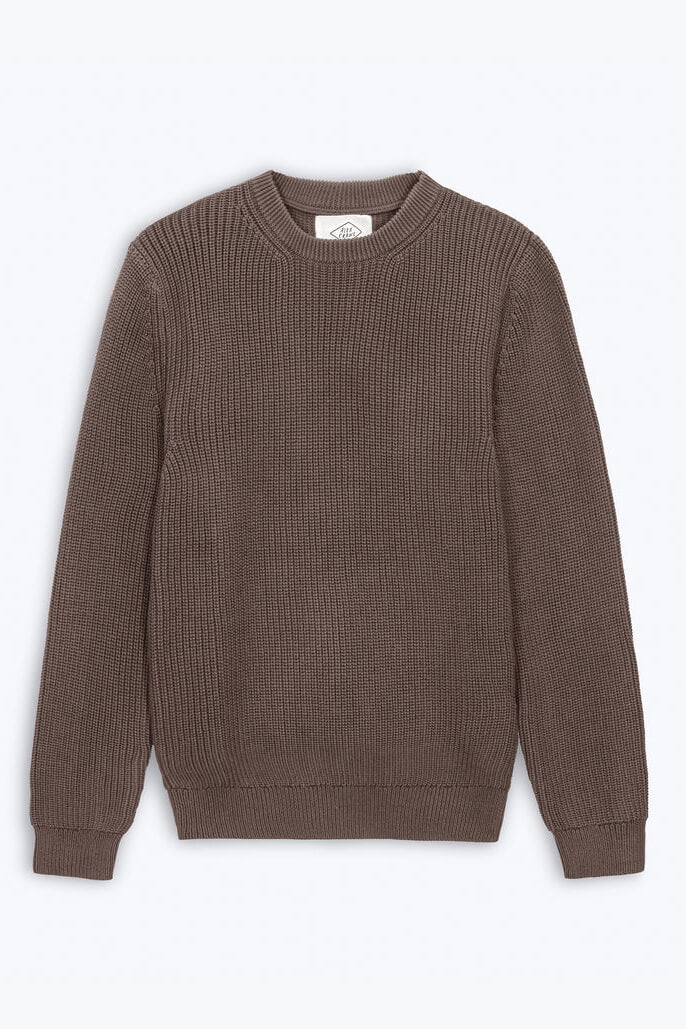 Alex Crane Bay Sweater in coffee