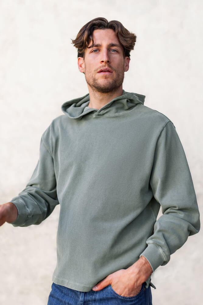 Alex Crane Caza Hoodie in jade