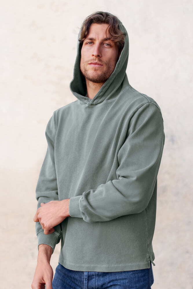 Alex Crane Caza Hoodie in jade