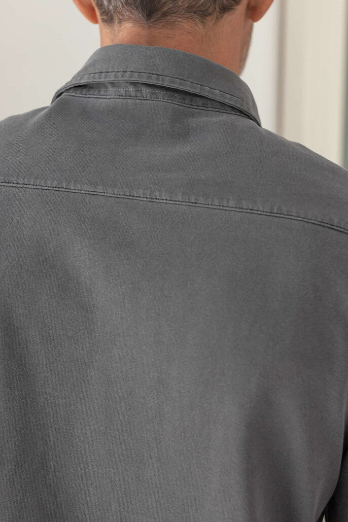 Alex Crane Caza Knit shirt in slate
