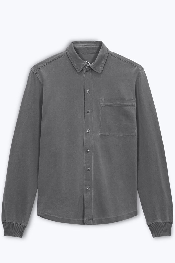 Alex Crane Caza Knit shirt in slate