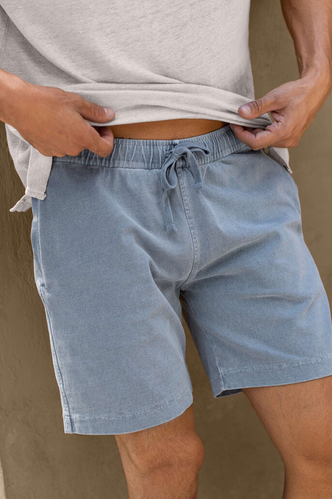 Alex Crane Caza Knit shorts in wave