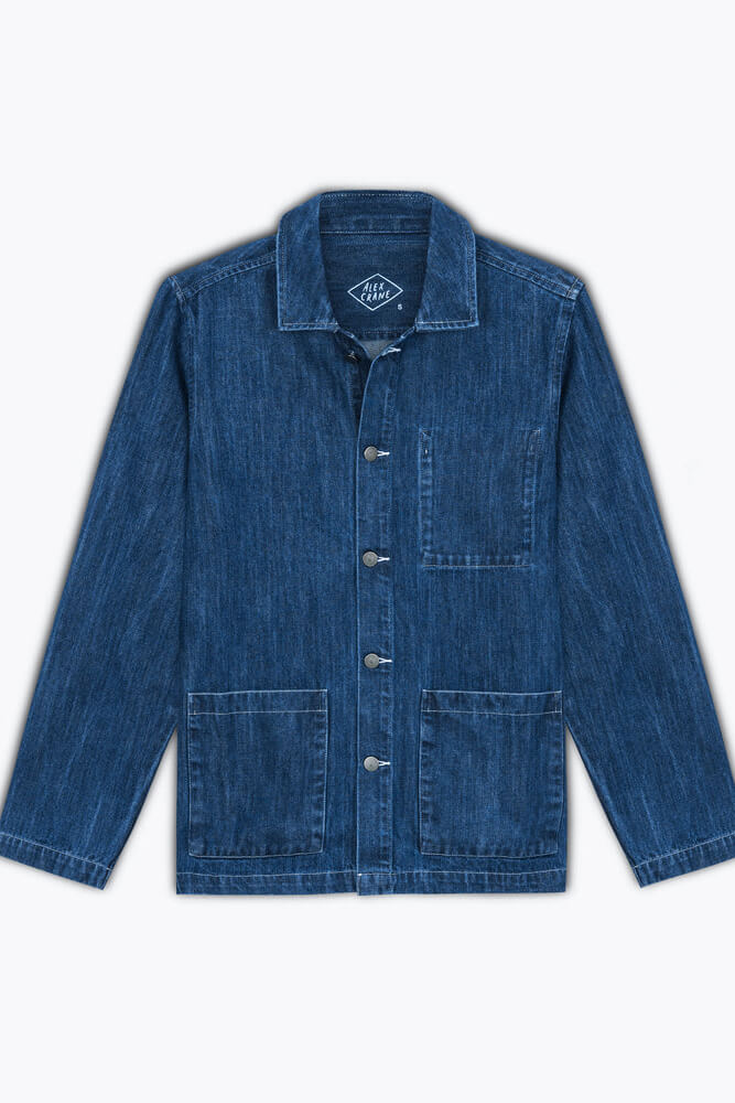 Alex crane denim kite jacket in indigo