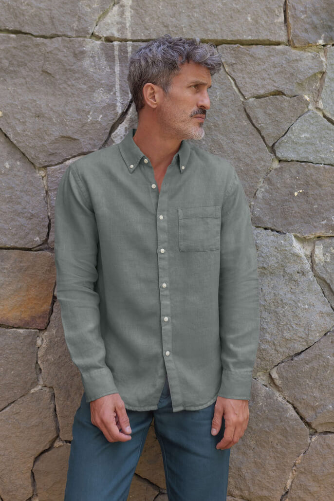 Alex Crane Playa Shirt in jade