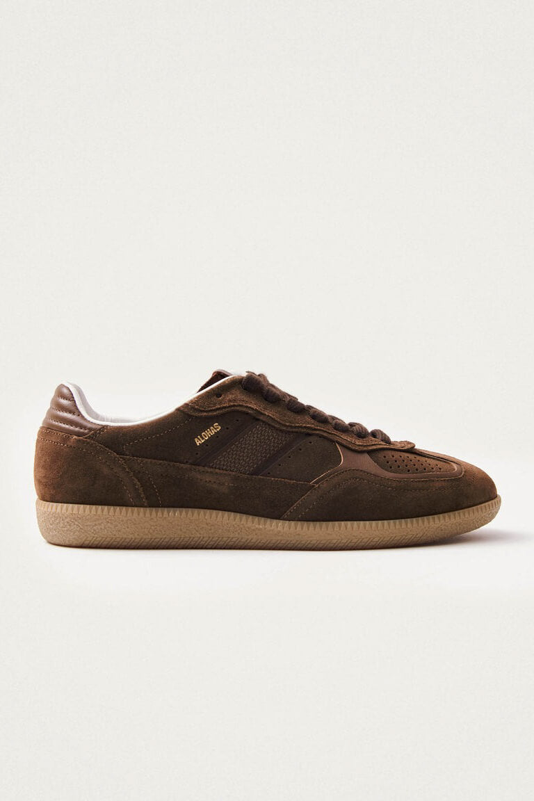 ALOHAS rife chocolate brown leather sneakers