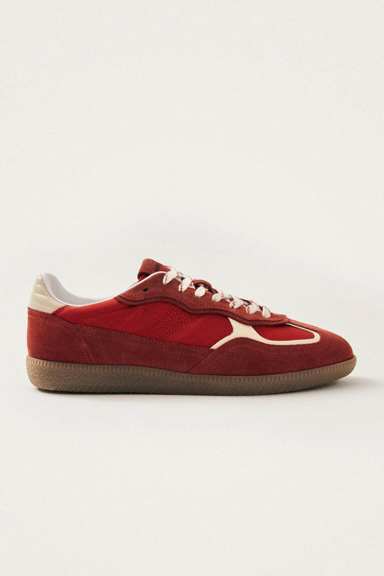 ALOHAS Rife sheen red leather sneakers