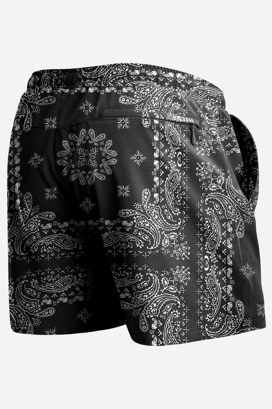 BN3TH Agua Volley 2N1 Swim Short in bandana black