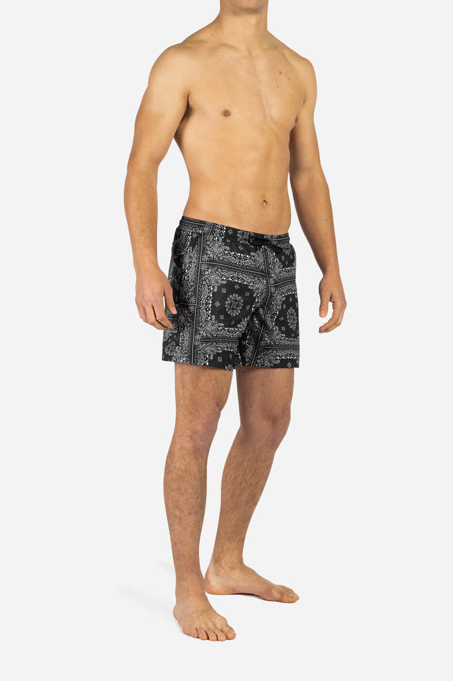 BN3TH Agua Volley 2N1 Swim Short in bandana black