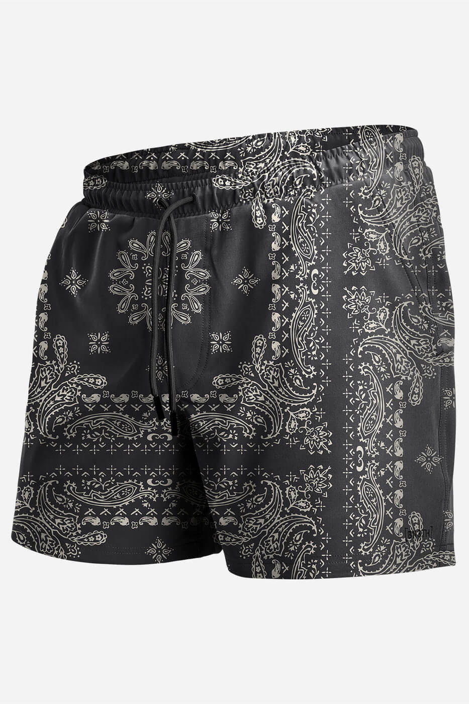 BN3TH Agua Volley 2N1 Swim Short in bandana black