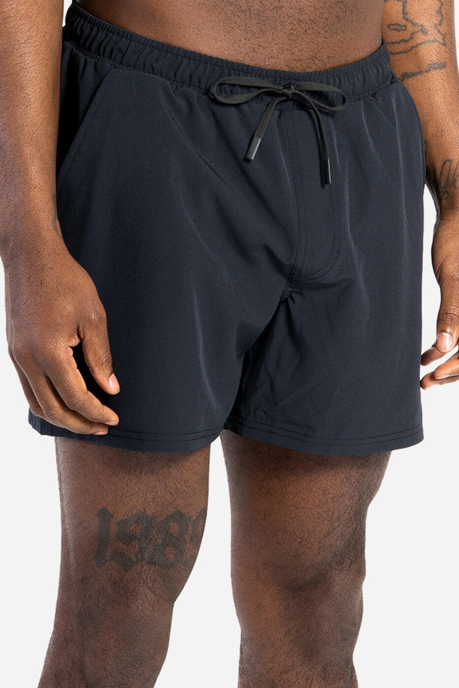 BN3TH Agua Volley 2N1 Swim Short in black