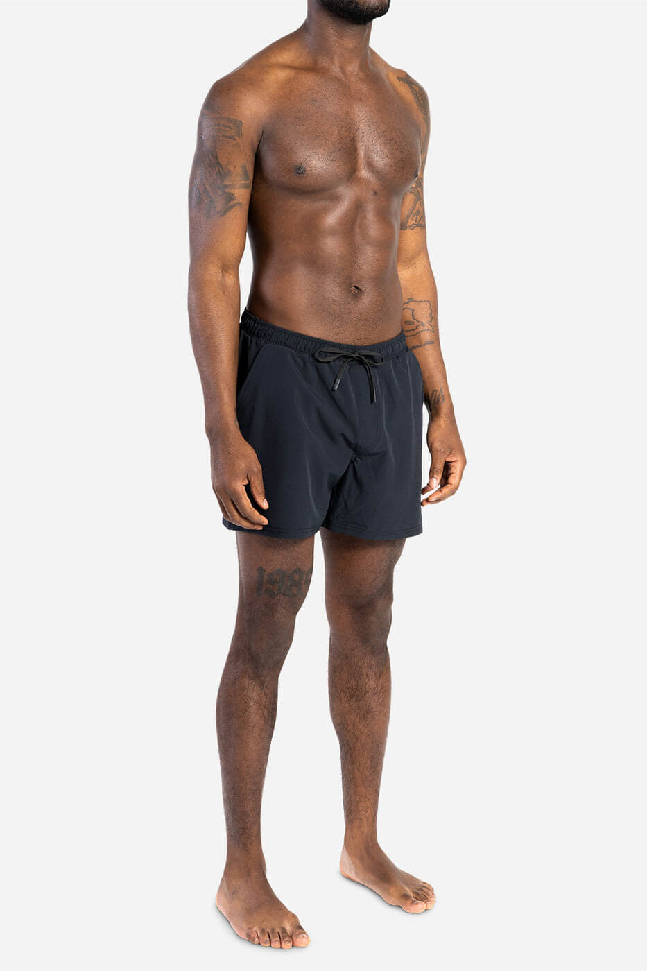 BN3TH Agua Volley 2N1 Swim Short in black