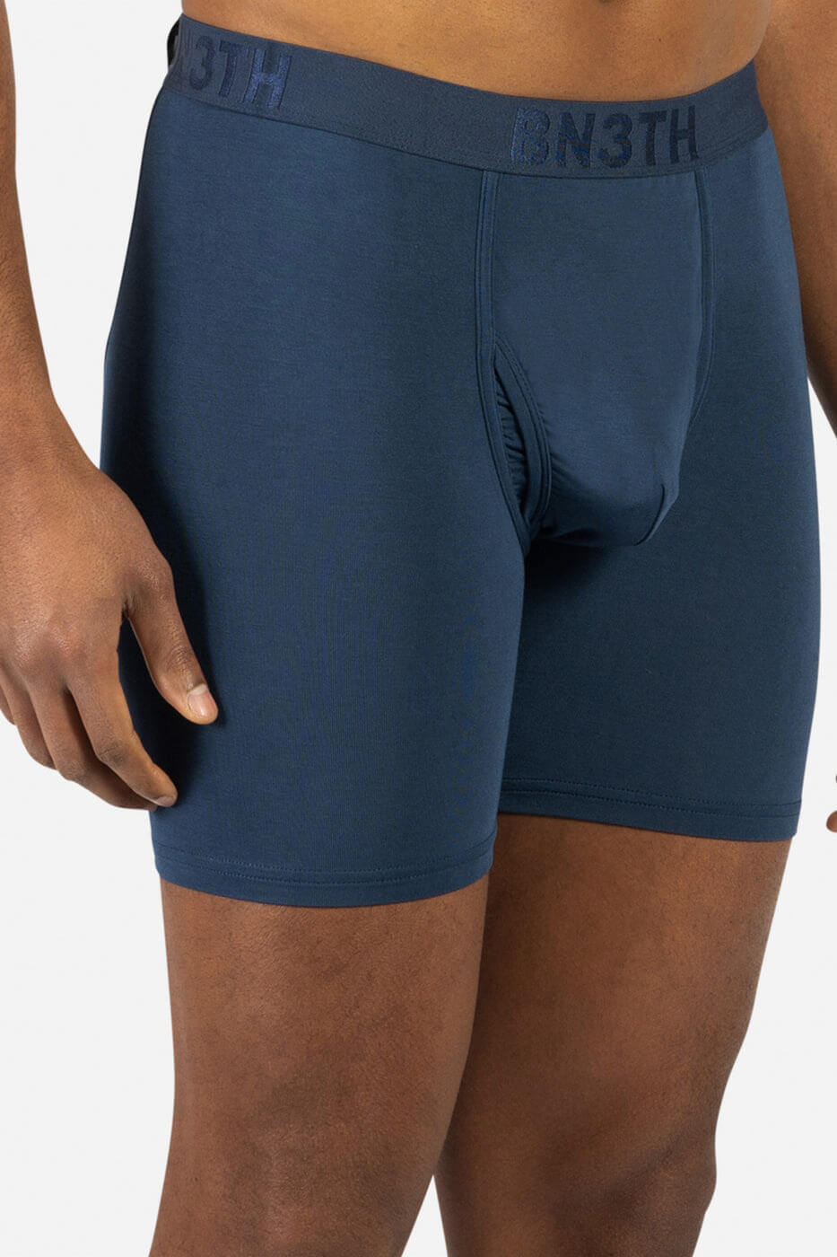 BN3TH Classic Icon Boxer with fly in navy