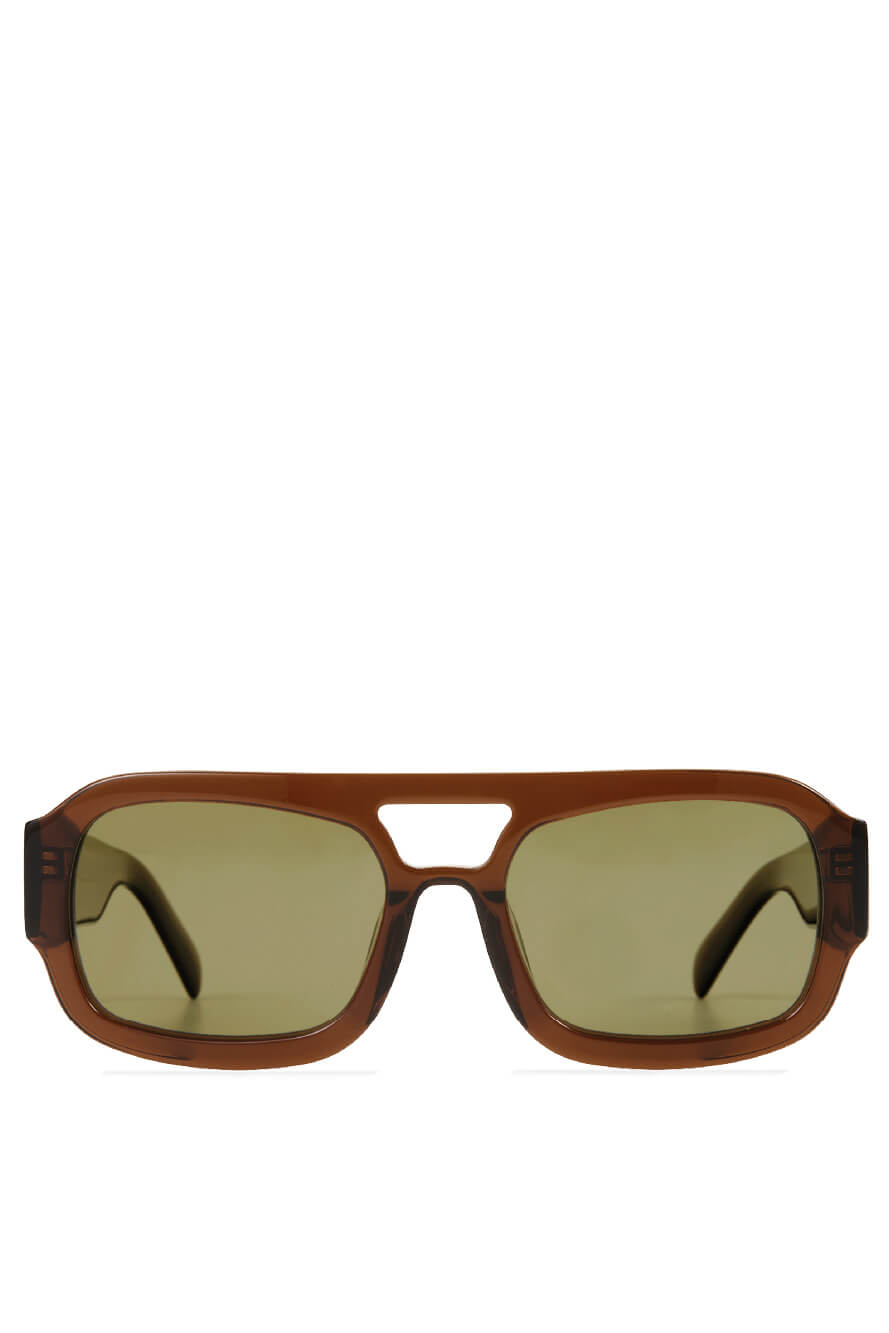 Banbe suki sunglasses in mocha khaki