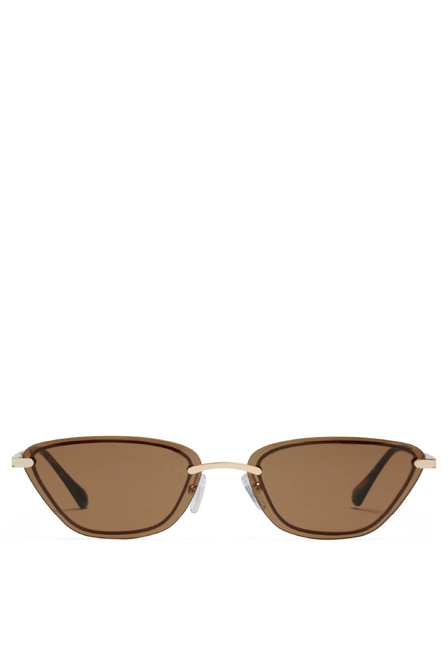 Banbe Chandra sunglasses in light gold and chocolate