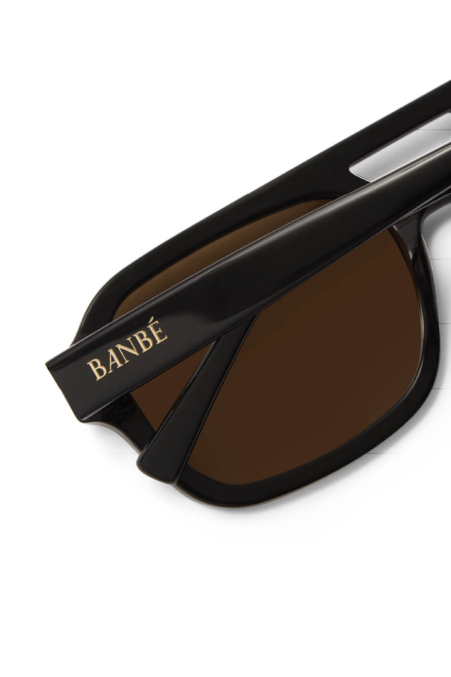 Banbe Del Ray Sunglasses  in black brown