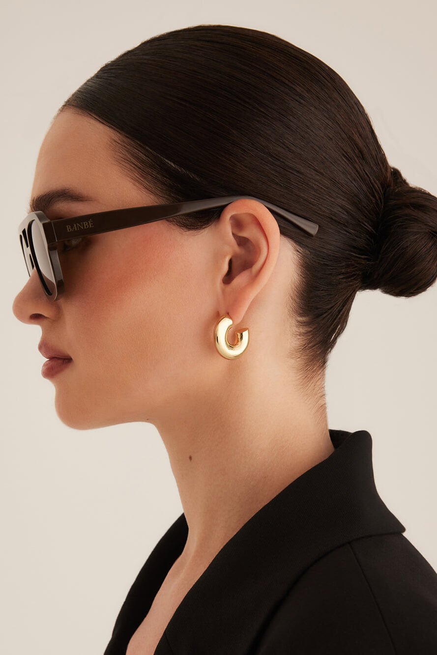Banbe Del Ray Sunglasses  in dark chocolate