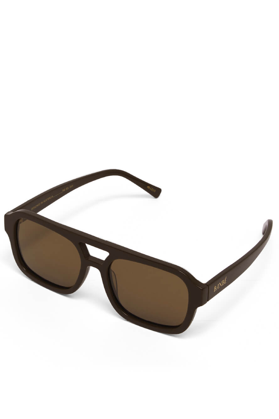 Banbe Del Ray Sunglasses  in dark chocolate