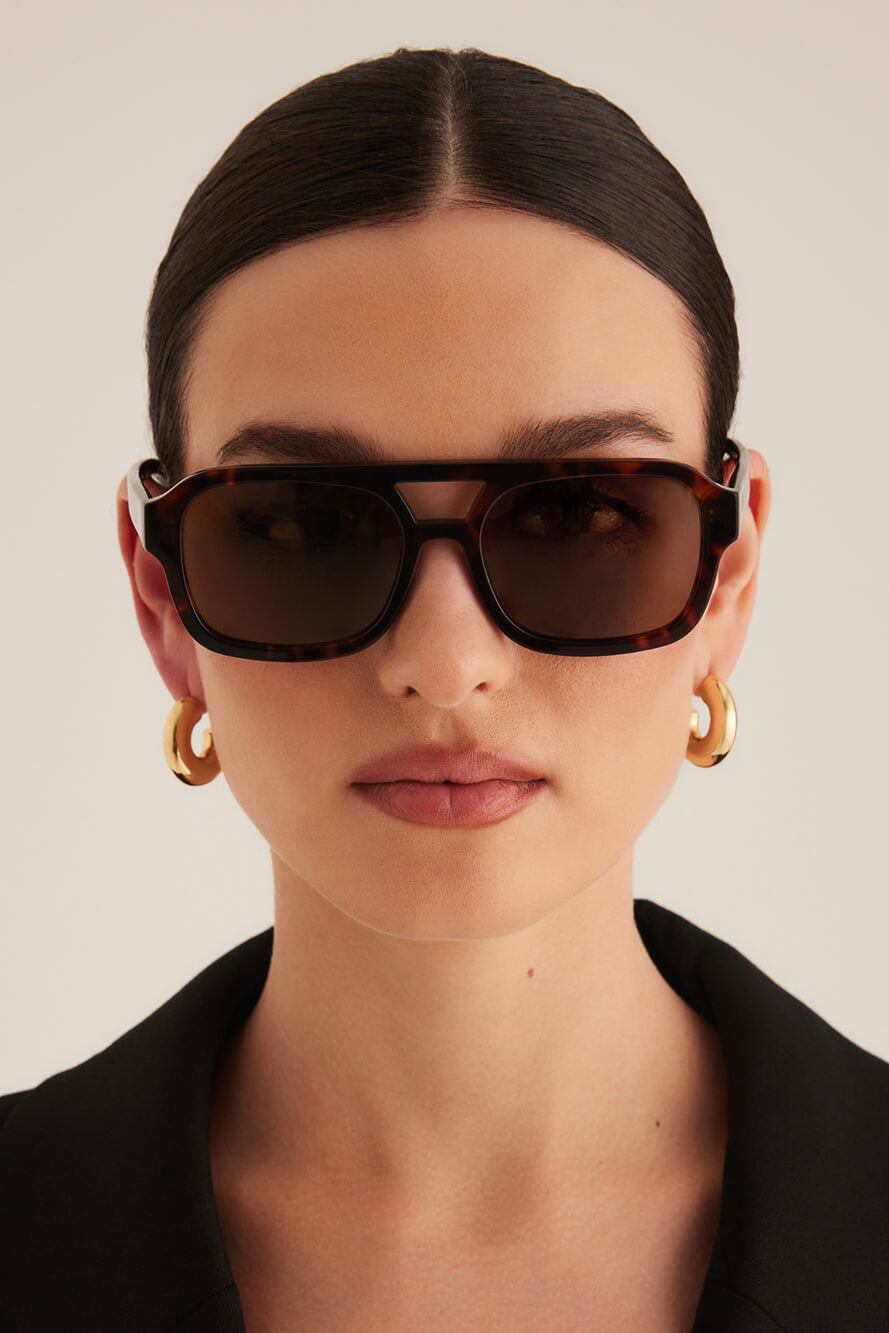 Banbe Del Ray Sunglasses  in havana tortoise