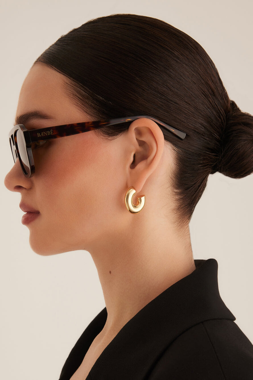 Banbe Del Ray Sunglasses  in havana tortoise