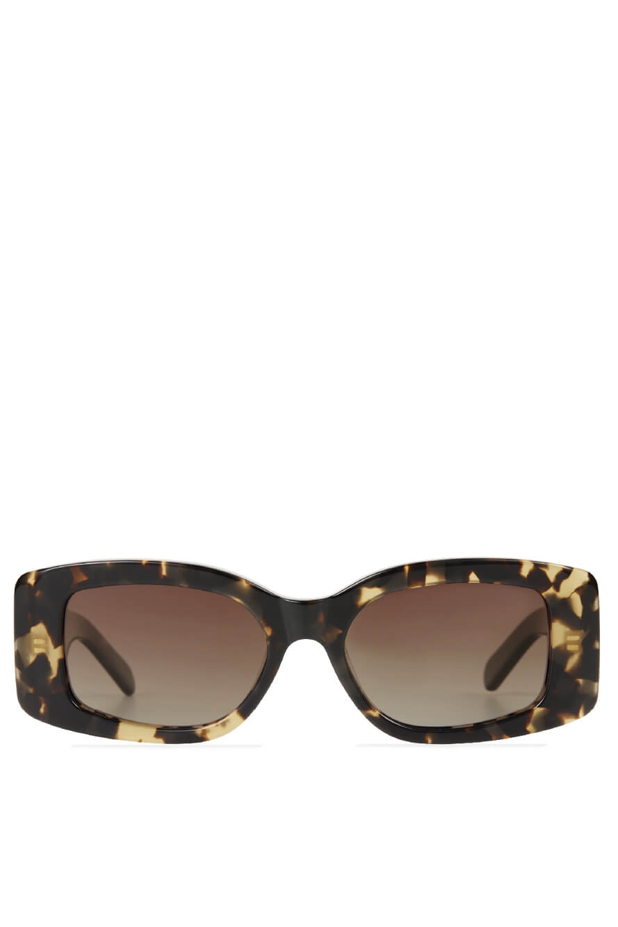 Banbe Margot Sunglasses in toffee tortoise black pecan