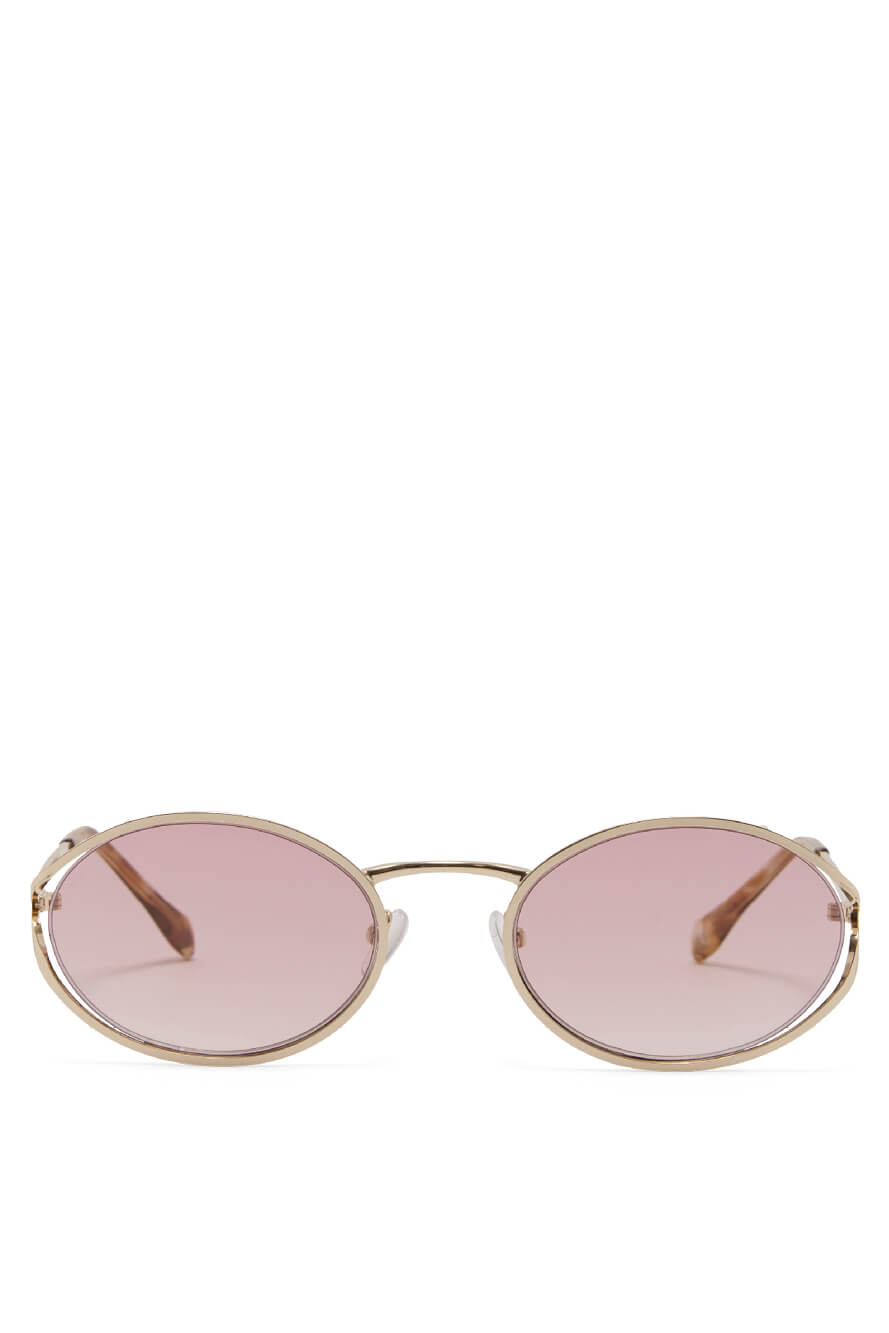 Banbe Sampaio gold pink fade sunglasses