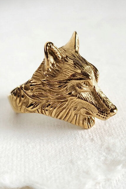 Bisjoux wolf ring 