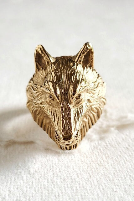 Bisjoux wolf ring 