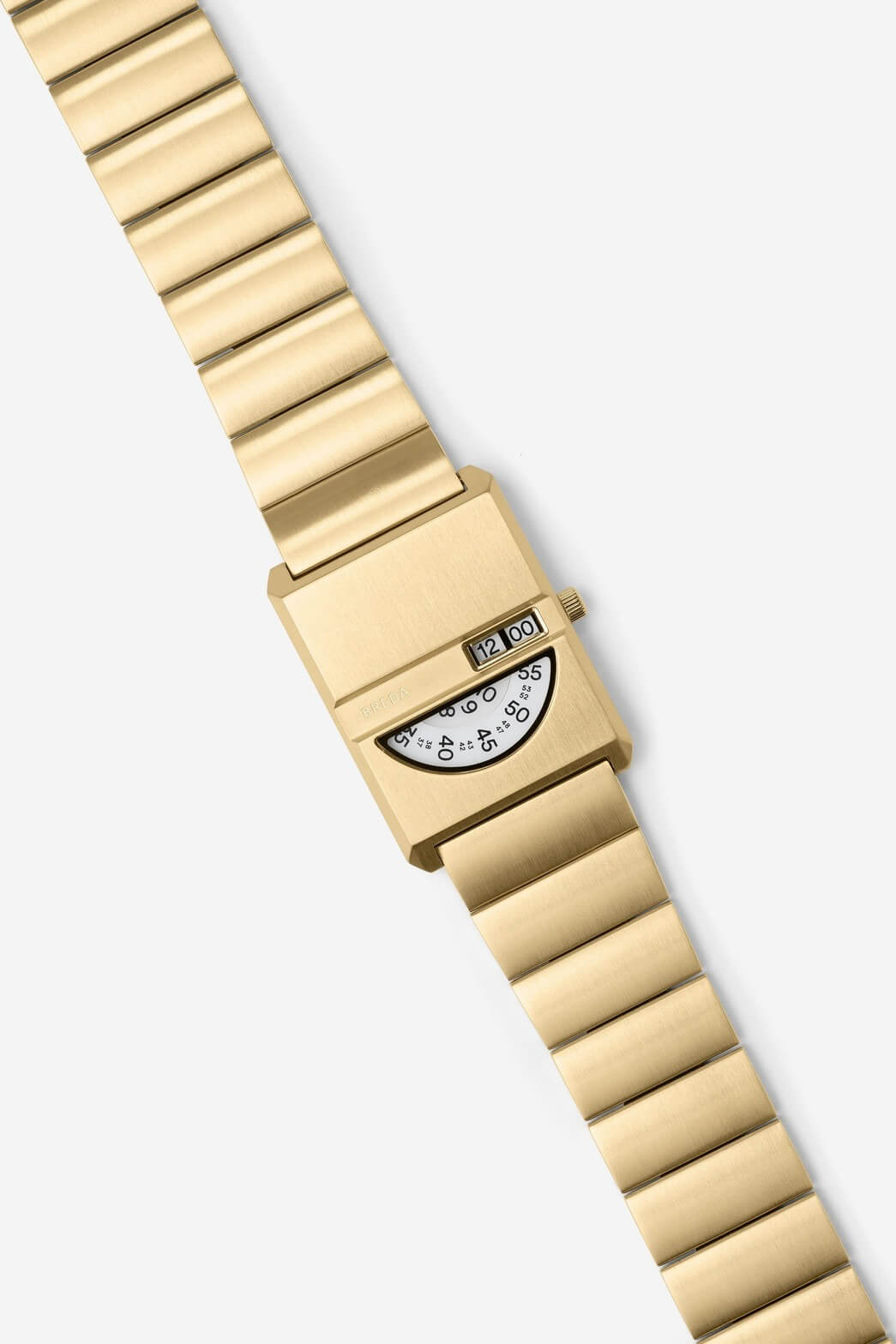 Breda pulse tandem watch in gold