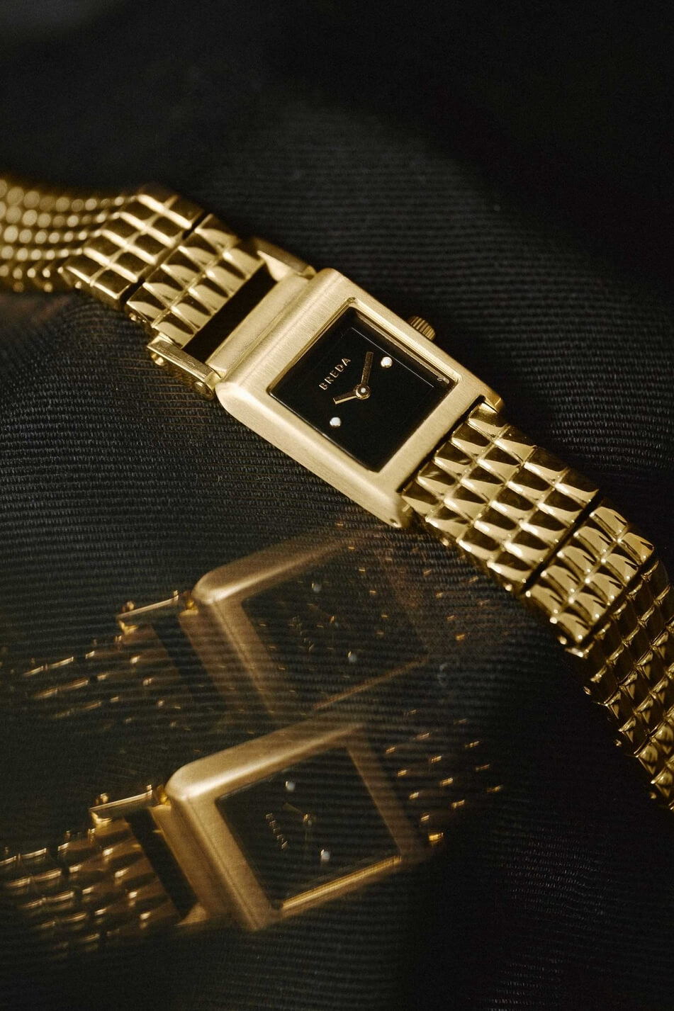 Breda revel watch in gold and midnight