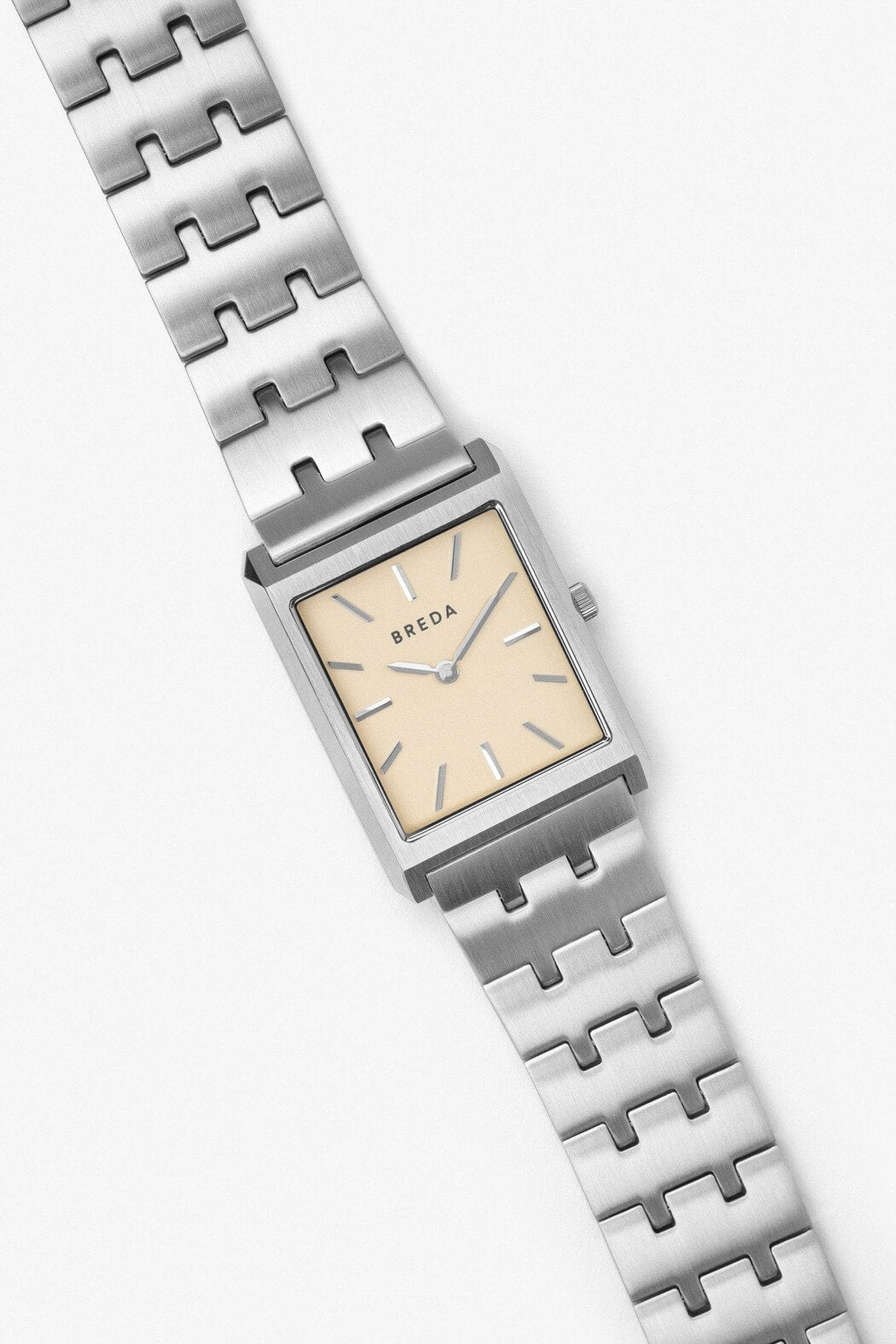 Breda Virgil Watch in silver and champagne