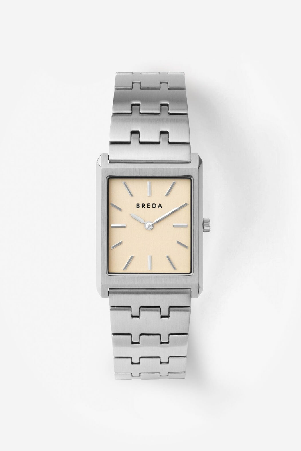 Breda Virgil Watch in silver and champagne