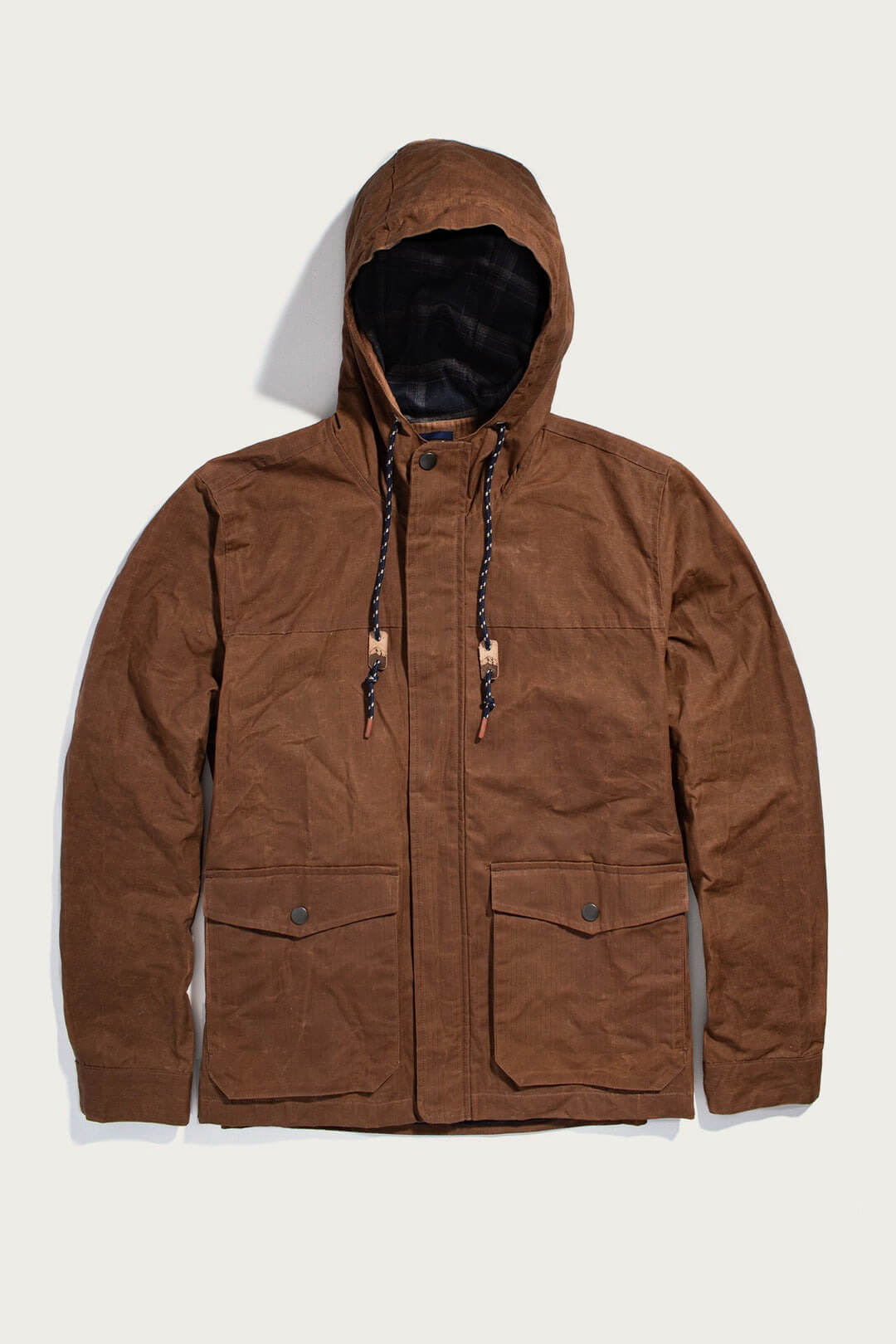 Bridge & Burn Marshall jacket in hickory waxed ripstop