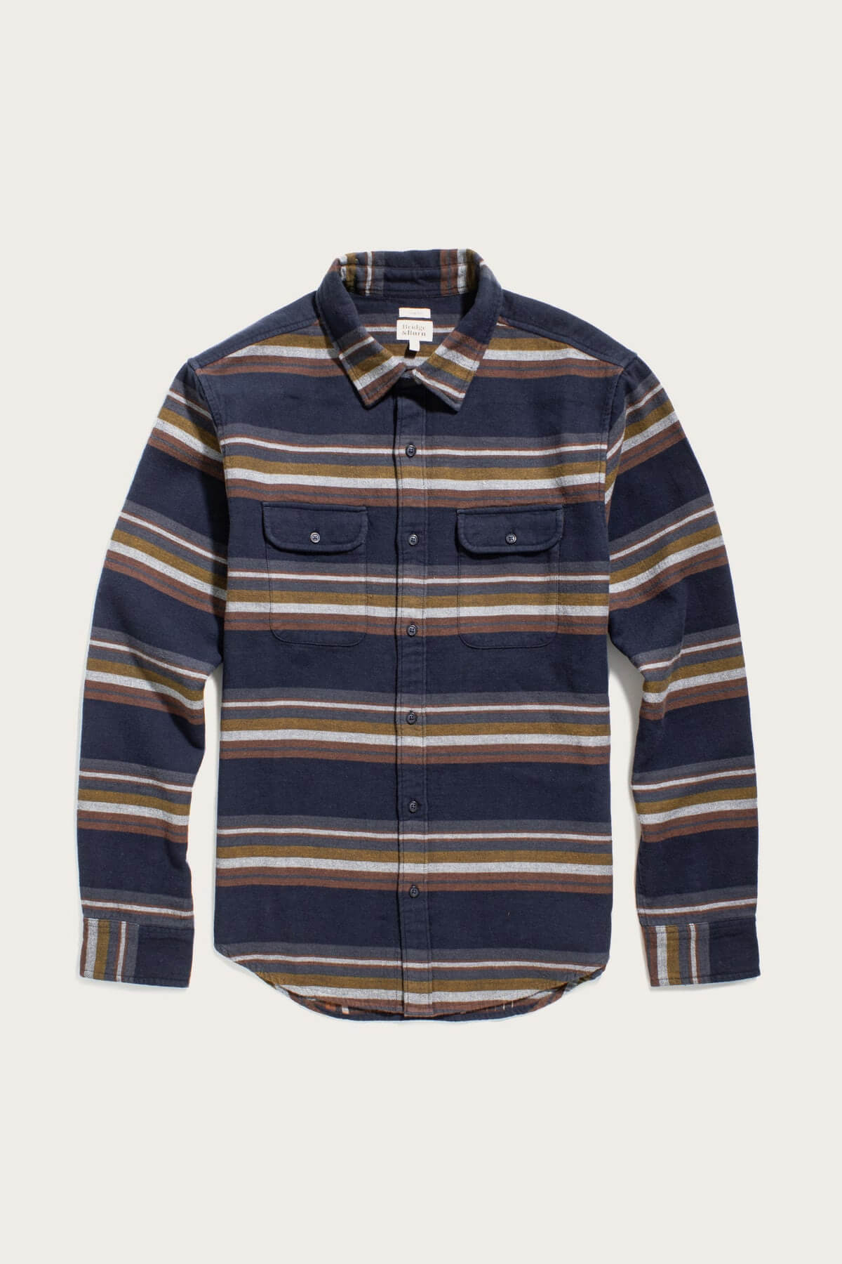Bridge & Burn Cole Slim Shirt in coastline stripe
